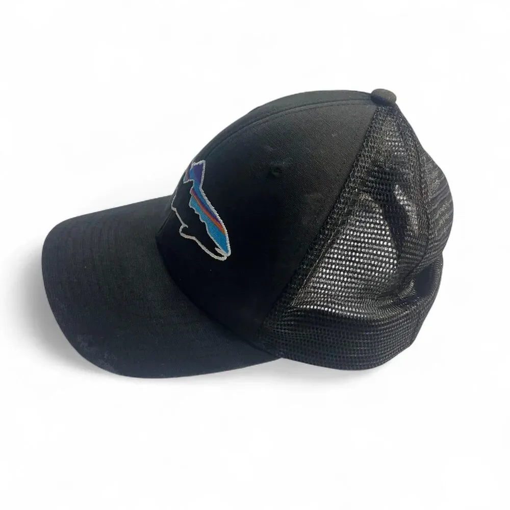 Patagonia Baseball Cap Embroidered Fish Gorpcore Utility Nautical